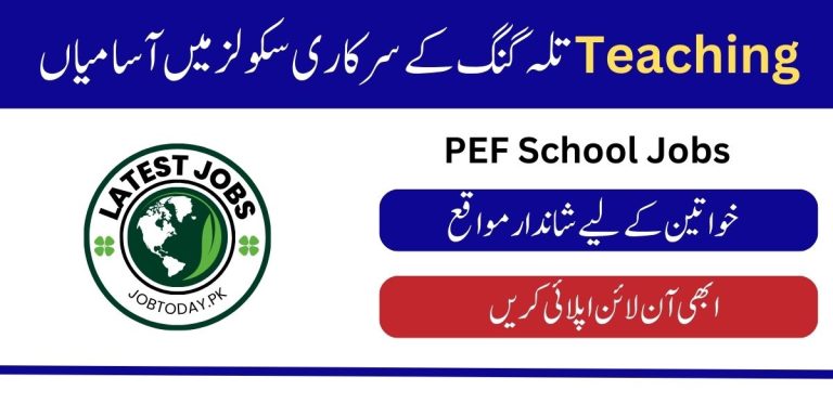 Talagang Govt School Teaching Jobs 2024 - Bedari Foundation